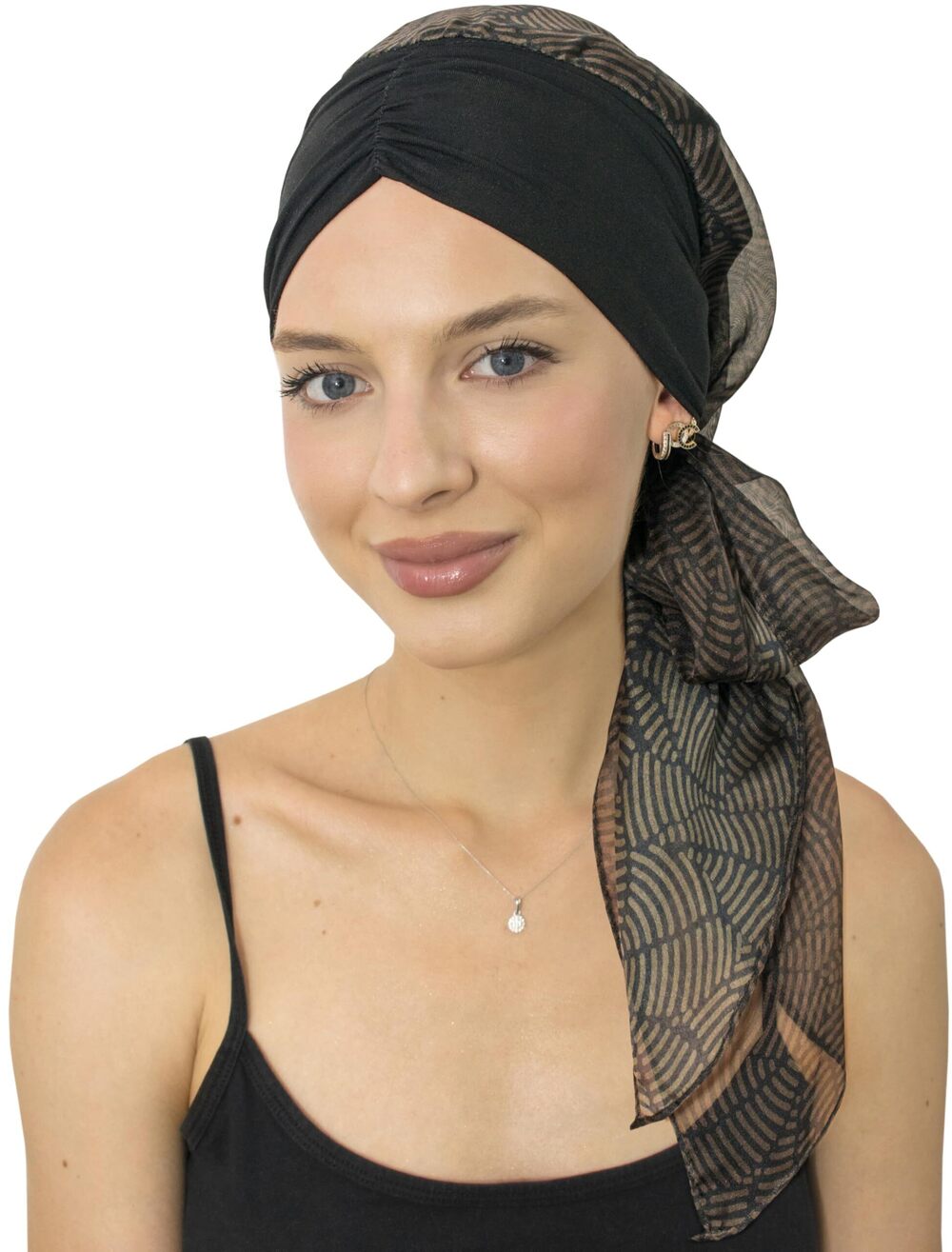 7831 Head Scarf Skull Cap Chemo Patients Headwear Cancer Hair Loss Scarf
